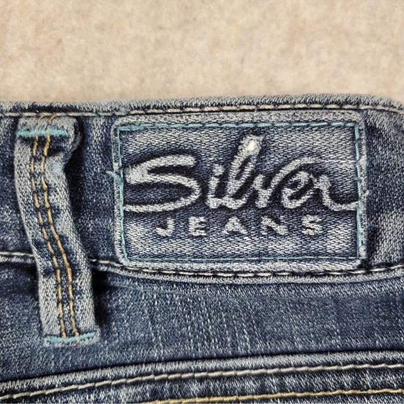Silver Aiko Jeans for Women Tag Size 30/31 -measurements in photos! - Picture 8 of 12